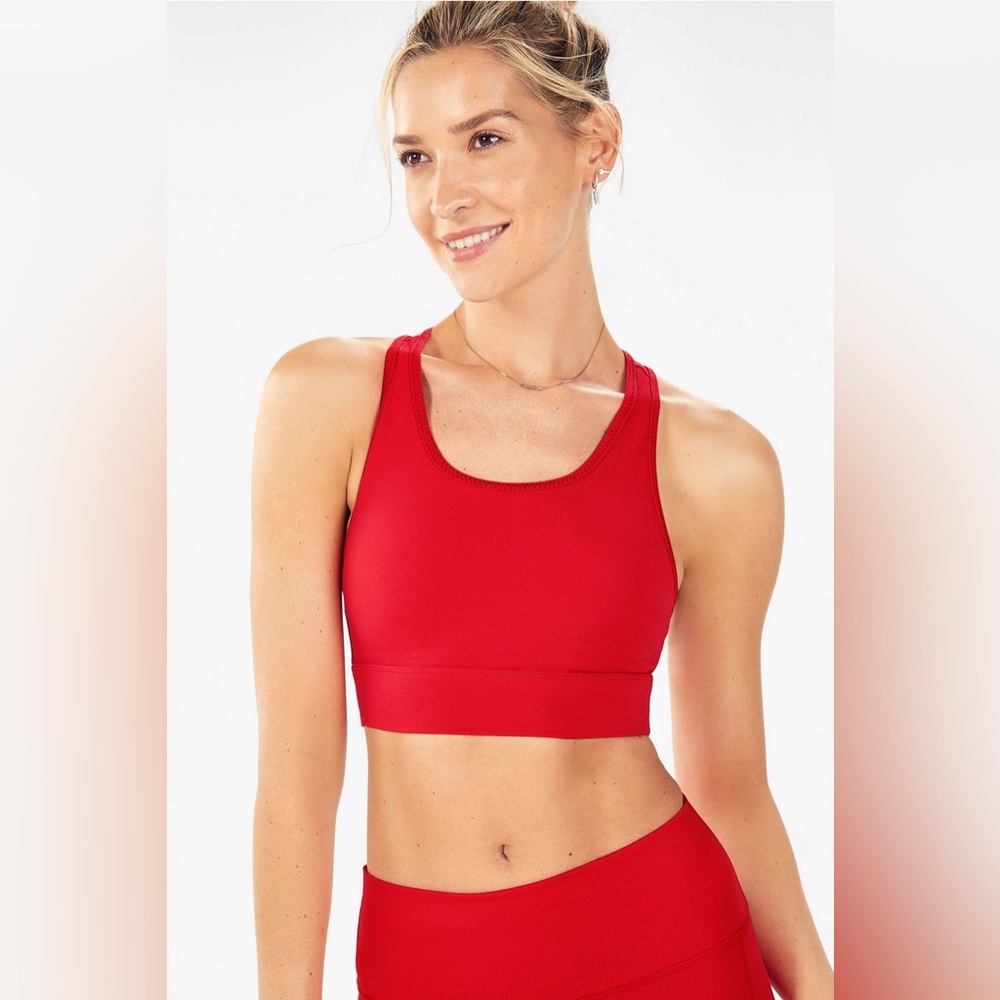 Fabletics Racerback Sport Bra Size Large